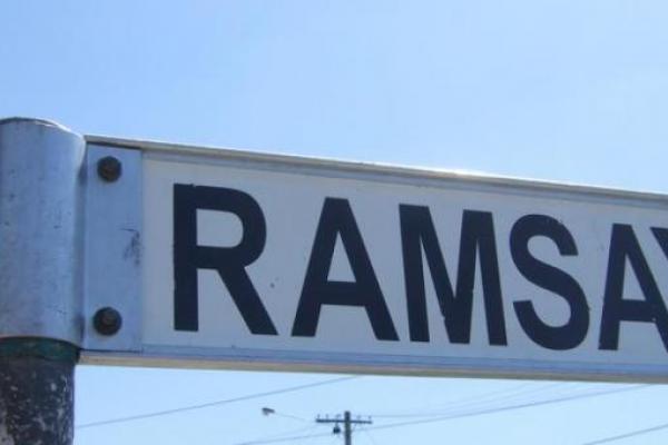 Ramsey Street sign from Channel 5's 'Neighbours'