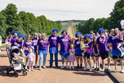 A group of supporters at Ovar-Dressed Belfast 2025