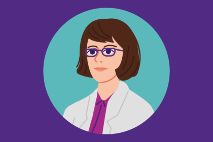 Illustration of a nurse.