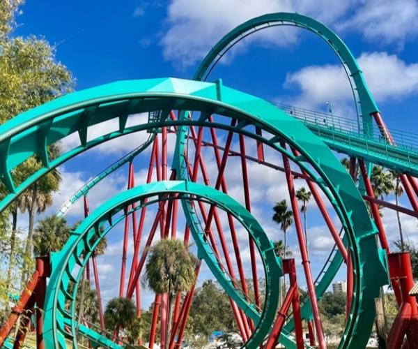 Stock Photo of a rollercoaster 2024