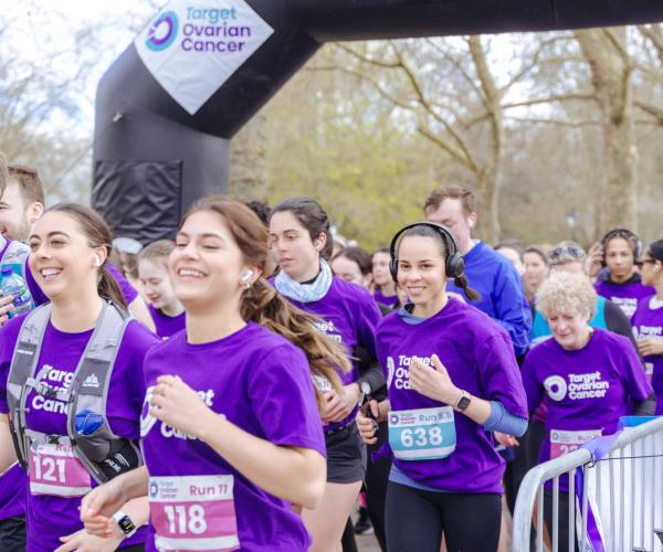 A group of runners taking part in Run 11 2024