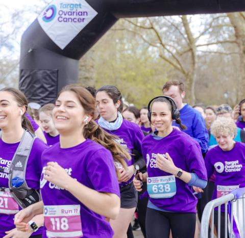 A group of runners taking part in Run 11 2024