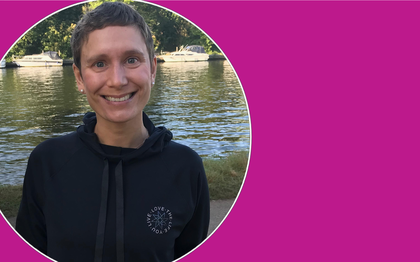 Amy, a woman with ovarian cancer