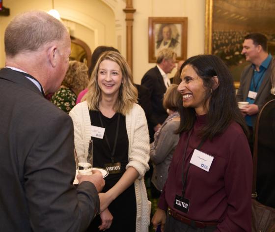 Representatives, staff and guests at Westminster reception