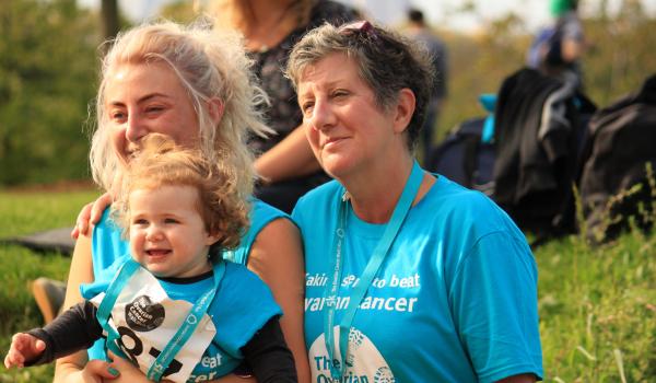 Jo with her daughter Chloe and granddaughter Lilah