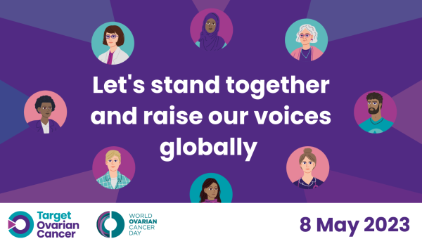 An image saying let's stand together and raise our voices globally