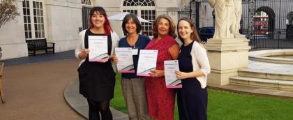 Target Ovarian Cancer staff at the British Medical Association awards 2018