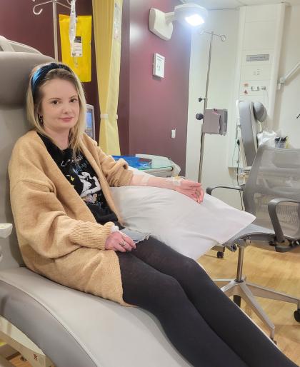Gemma during chemotherapy