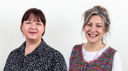 Rachel and Val Target Ovarian Cancer nurse advisers