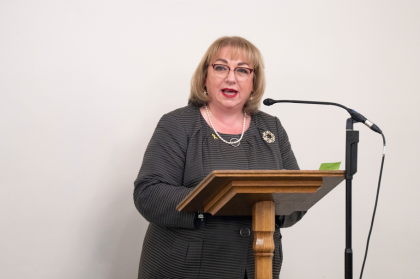 Sharon Hodgson MP speaking at our parliamentary reception