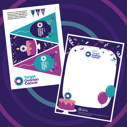 A graphic showing our birthday fundraising resources
